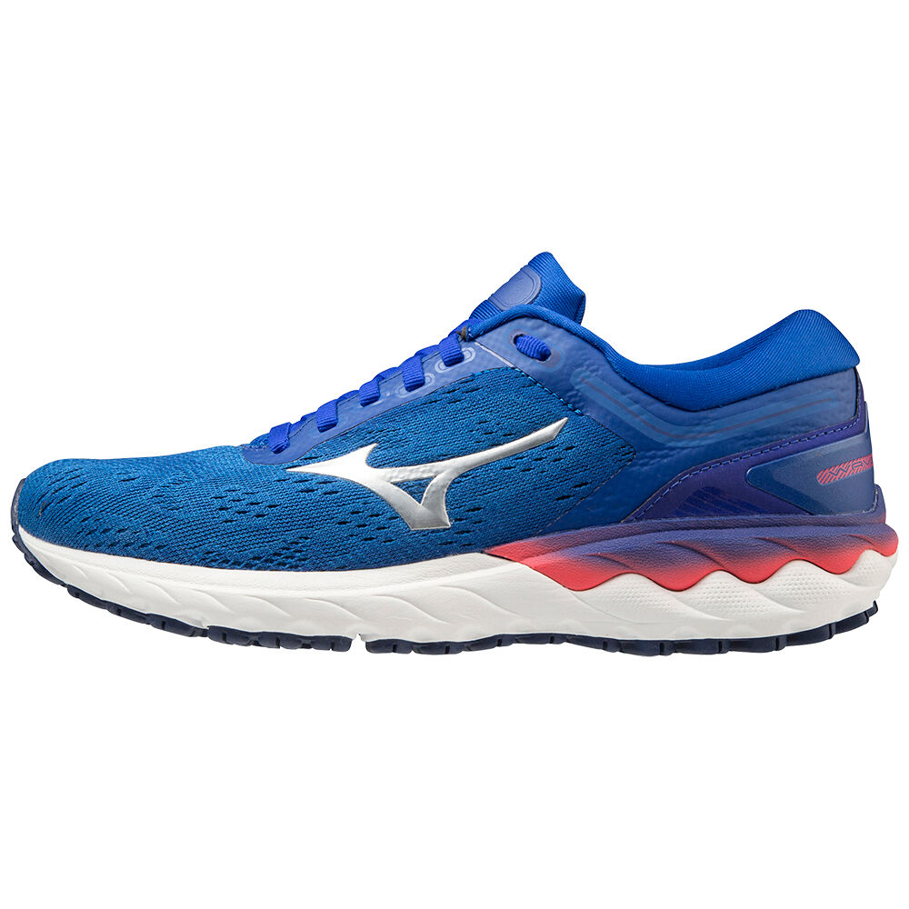 Zapatillas Running Mizuno Wave Skyrise Mujer Azules/Rosas Baratas UFAM-86397